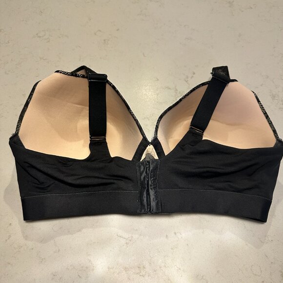 Cacique Full Coverage Lace Bra 38DDD Underwire Smoothing Lane Bryant - Picture 2 of 4